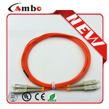 PVC, LSZH, OM3, LC, SC, Plenum del FC Cable de remiendo de la fibra óptica
